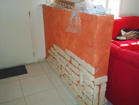 le muret de l'entr�e